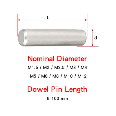 Wholesale Custom Machining Flat Vent Pull Out M1.5-M12 Stainless Steel 7067 11mm Dowel Pin 316l