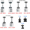 Cungang Independent Guide Post Set MYKP MJKP Movable Stopper Ball Holder Guide Post Sets With Aluminum Resin Ball Cage